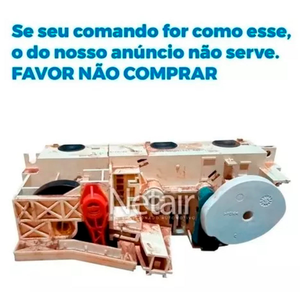 Comando Controle Ar Condicionado Vw Gol Parati Saveiro G3 G4