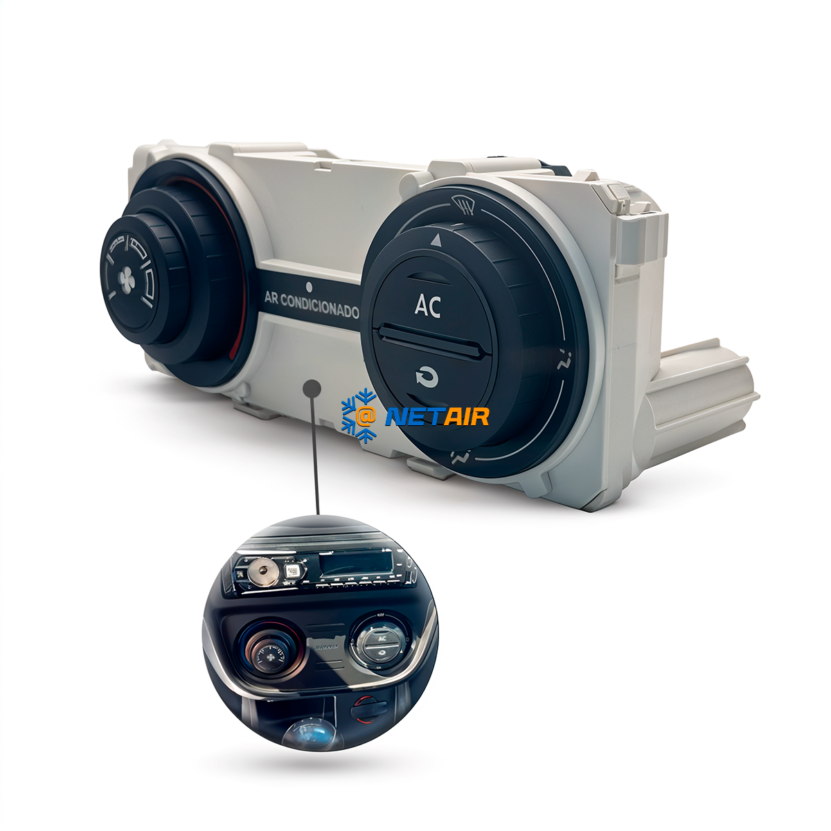 Comando Painel Ar Condicionado SpaceFox G1 2006 a 2010