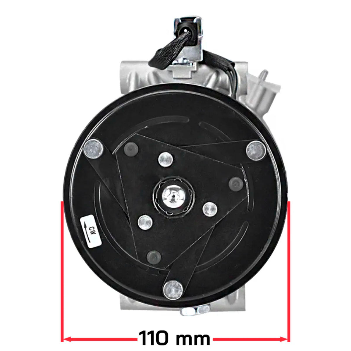 Compressor Ar Gol Voyage Saveiro Fox Gol Polo Spacefox G5 6pk Delphi Original