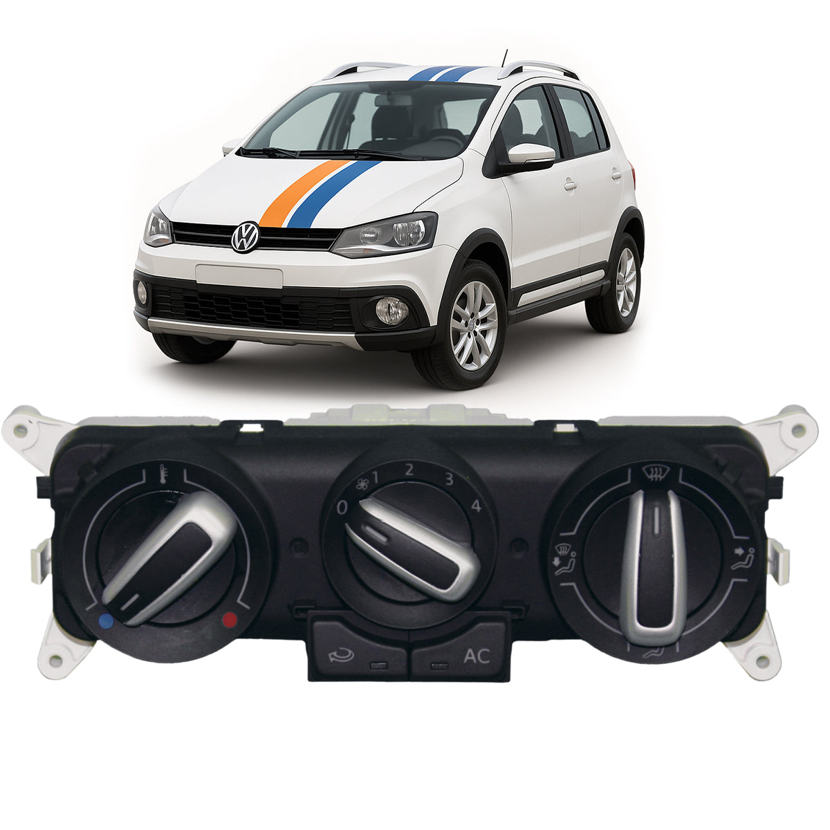 Comando Painel Controle Ar Condicionado Vw 5z0820045