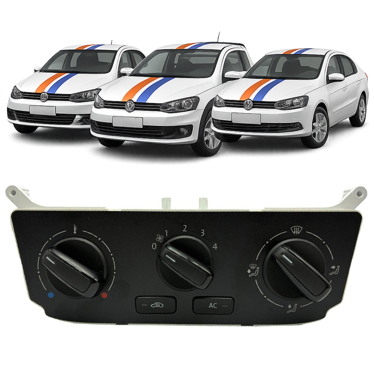 Comando Ar Condicionado Vw Gol Saveiro Voyage G6 2011 A 2018