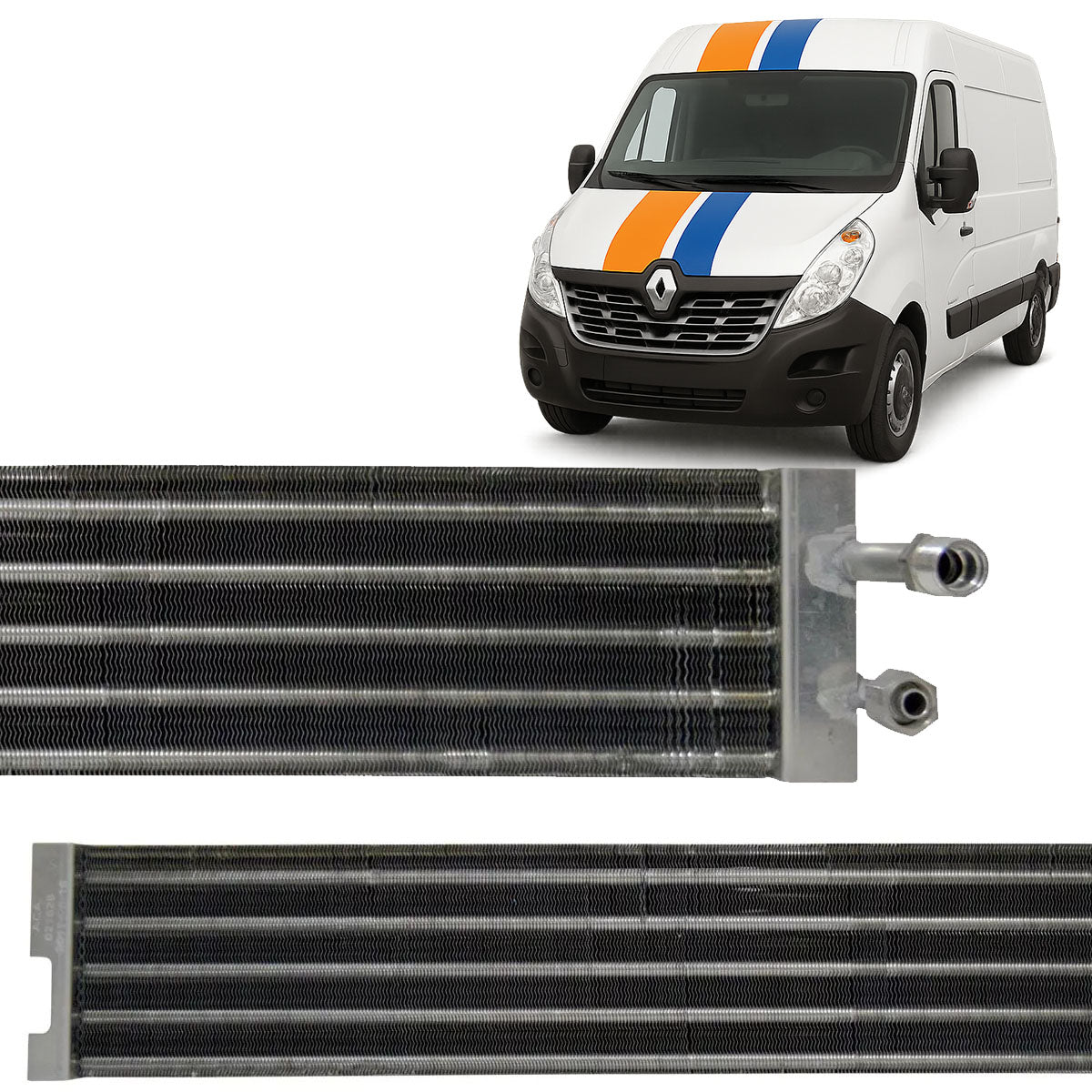 Nucleo Evaporador Ar Condicionado Renault Master 2013 a 2017 CXA Traseira Original