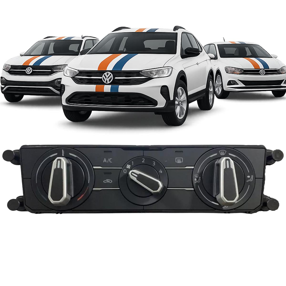 Comando Botão Ar Condicionado Polo, Virtus 2018 2019 2020 Vw Original