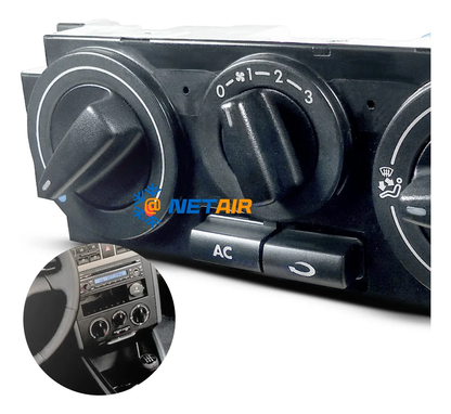 Comando Controle Ar Condicionado Vw Gol Parati Saveiro G3 G4