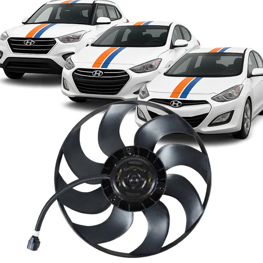 Eletroventilador Ventoinha Radiador Hyundai Creta Elantra Hb20 Kia Cerato Soul