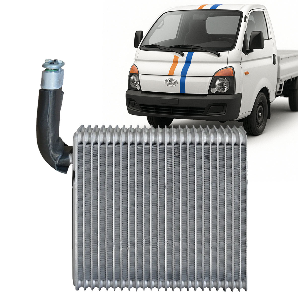 Nucleo Evaporador AC Caminhão Hyundai Hr 2007 a 2019 90092244