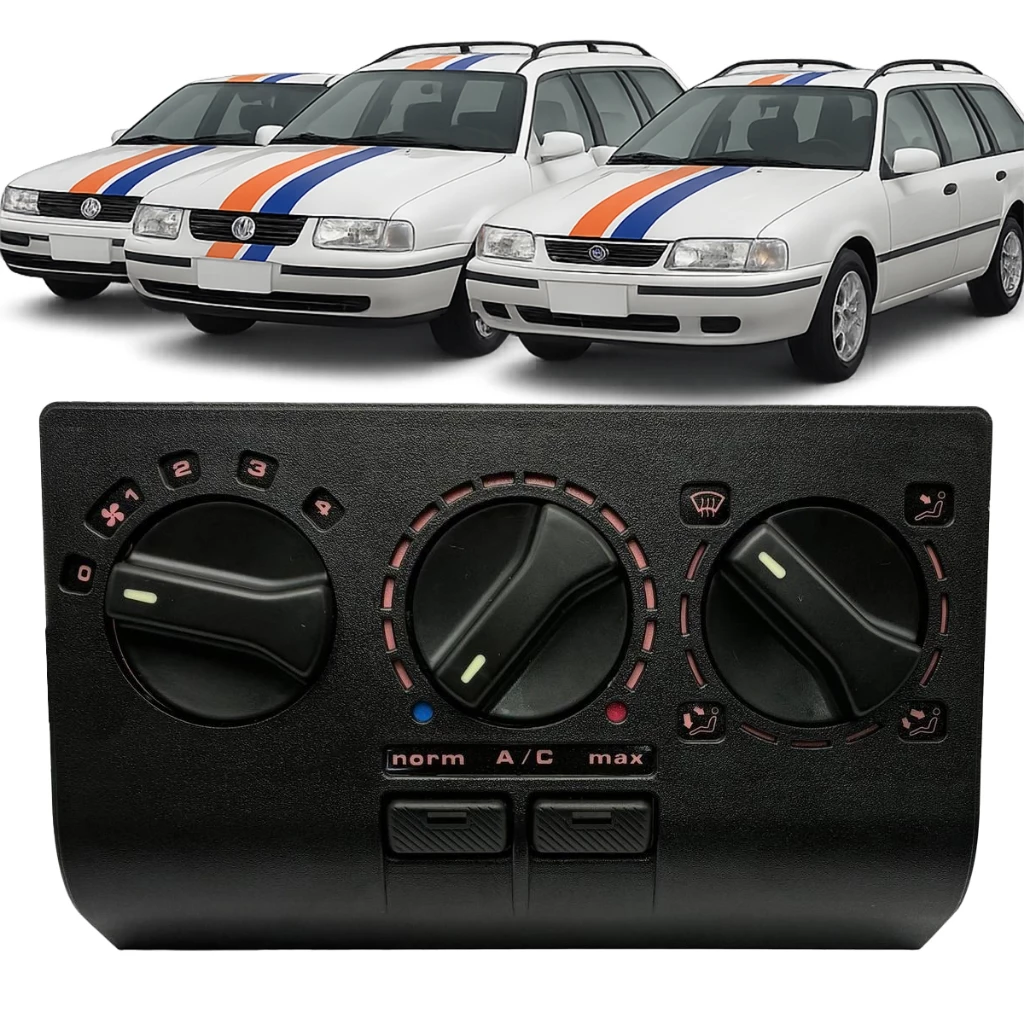 Painel Controle Ar Condicionado Vw Golf Polo Ibiza Cordoba C/Moldura e Cabos