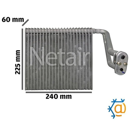 Nucleo Evaporador Ar Condicionado Mercedes B150 B160 B170 B180 B200