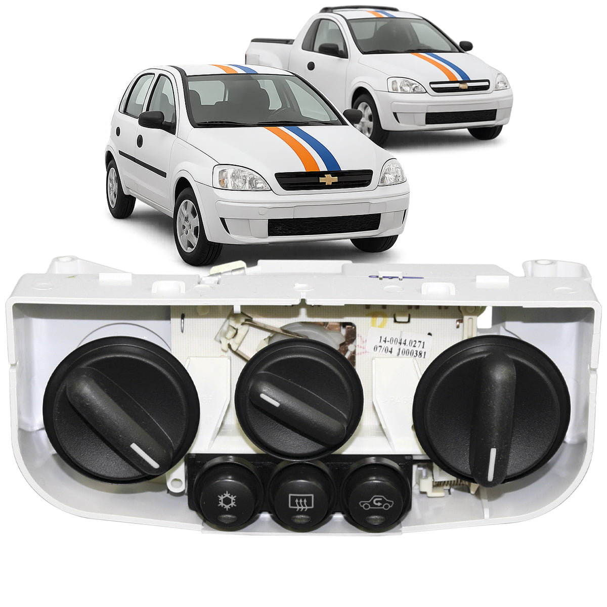 Comando Ar Condicionado GM Chevrolet Corsa Montana 2002 a 2010 93305871