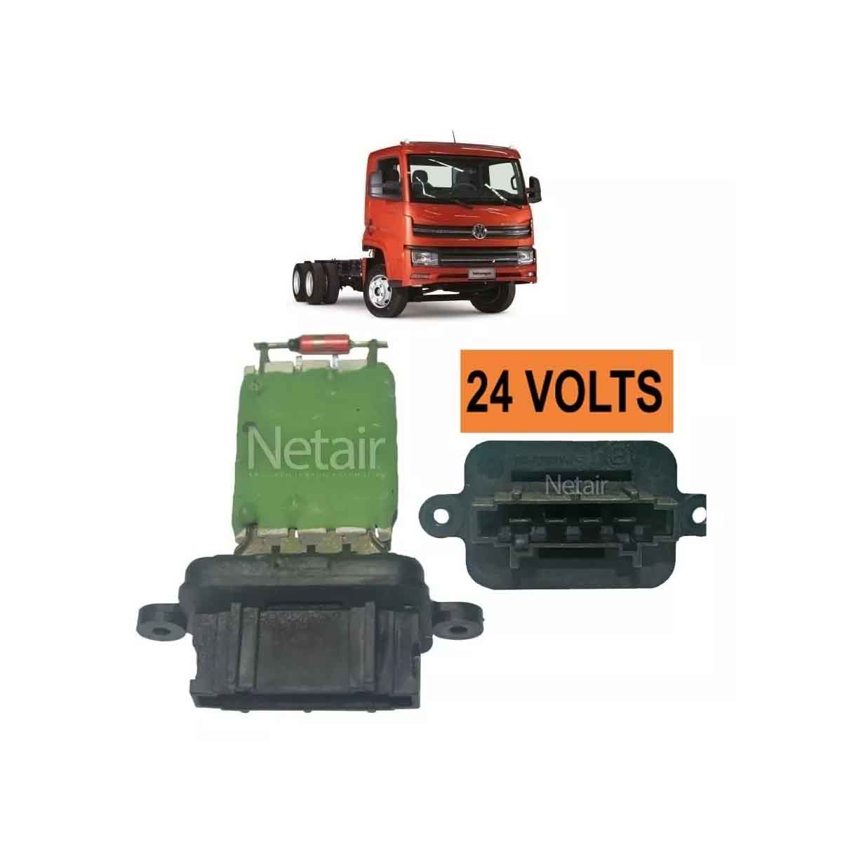 Resistencia Ar Condicionado Vw Delivery 24v 9170 11180 13180