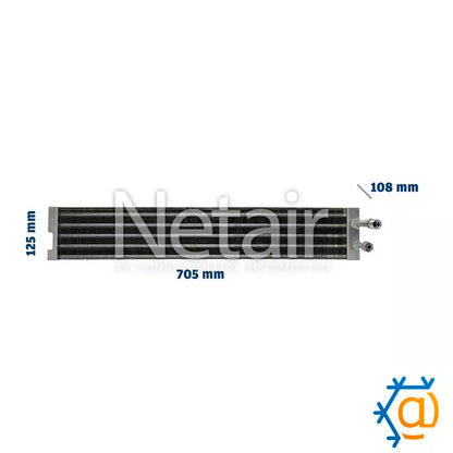 Nucleo Evaporador Ar Condicionado Renault Master 2013 a 2017 CXA Traseira Original