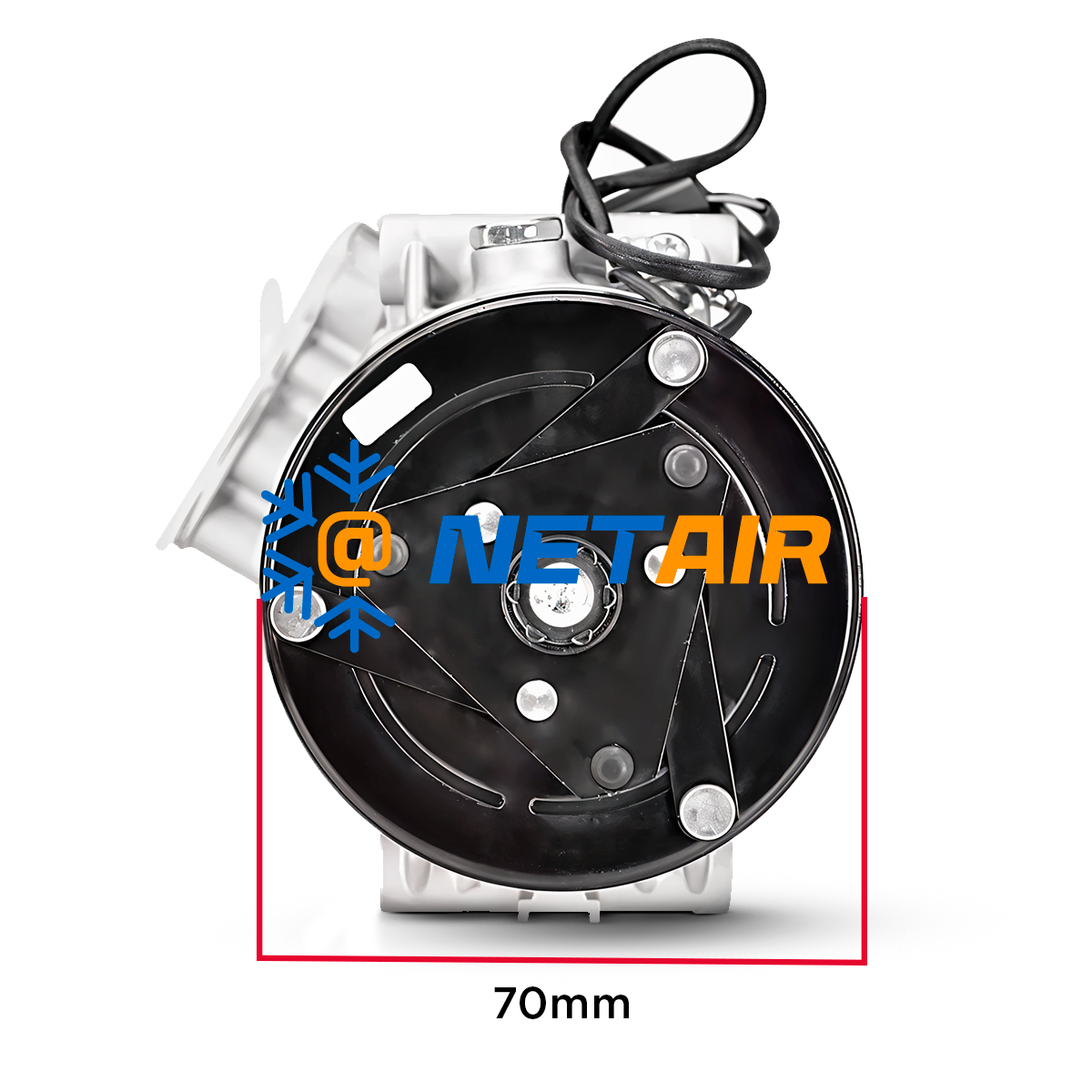 Compressor De Ar Condicionado Vw Gol 1.6 1.8 2.0 1997 A 2009