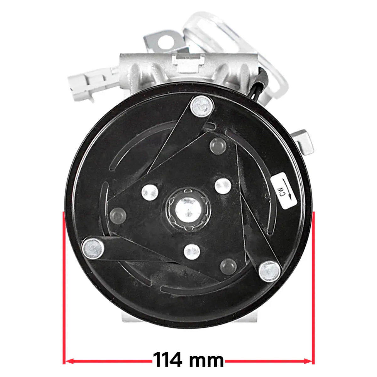 Compressor Ar Condicionado Celta 6pk Novo Original Delphi
