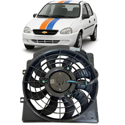 Eletroventilador Ventoinha Condensador Chevrolet Corsa Classic 1998 a 2012 550056