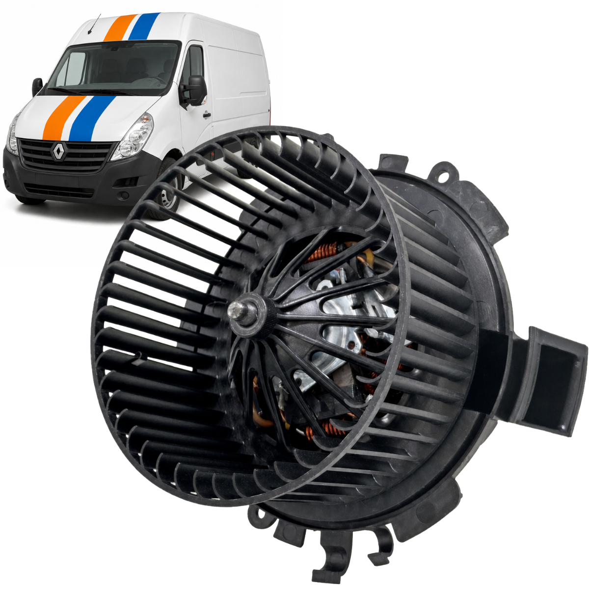 Motor Ventilador Interno Cabine Renault Master 2007 À 2013 7701057555