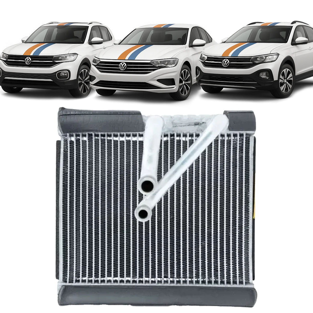 Nucleo Evaporador Ar Condicionado Vw Nivus Tcross Polo Virtus Jetta 2017 a 2023