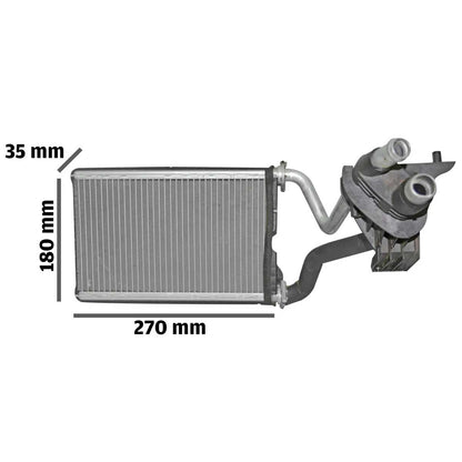 Radiador De Ar Quente Núcleo Aquecimento Calefação Bmw 320 T1012895E