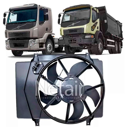 Eletro Ventilador Condensador Volvo Vm 24v