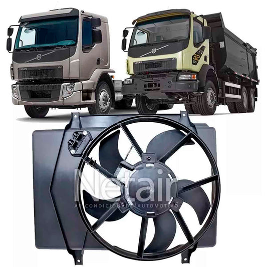 Eletro Ventilador Condensador Volvo Vm 24v